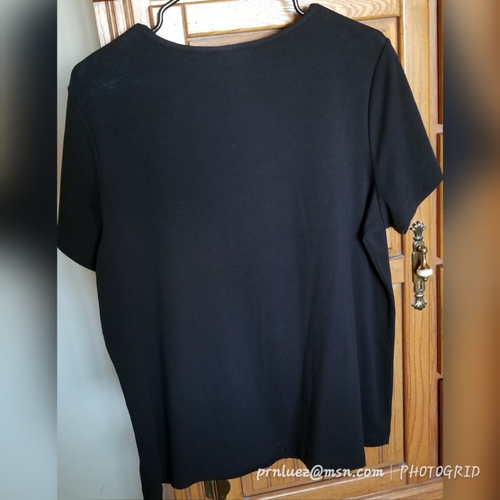 Black "Stretch" Top - Picture 2 of 5